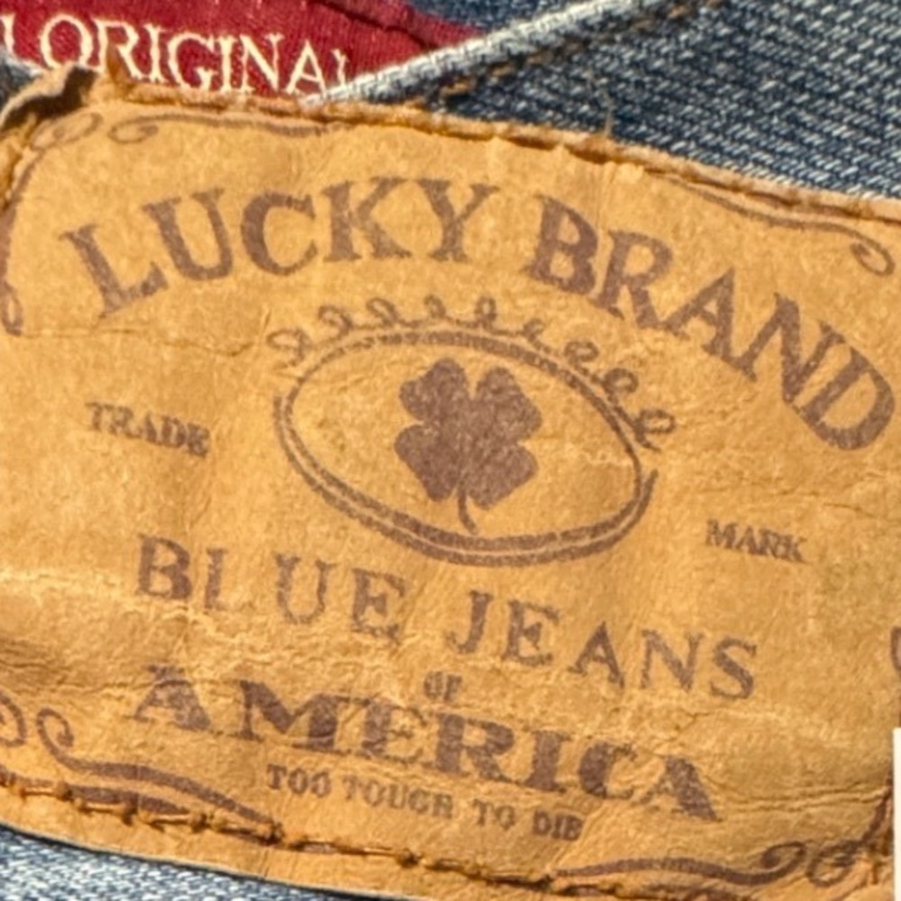 Lucky Brand 221 Y2K Original Straight Womens Jeans 28x30 Medium Wash Blue Denim - Picture 12 of 12